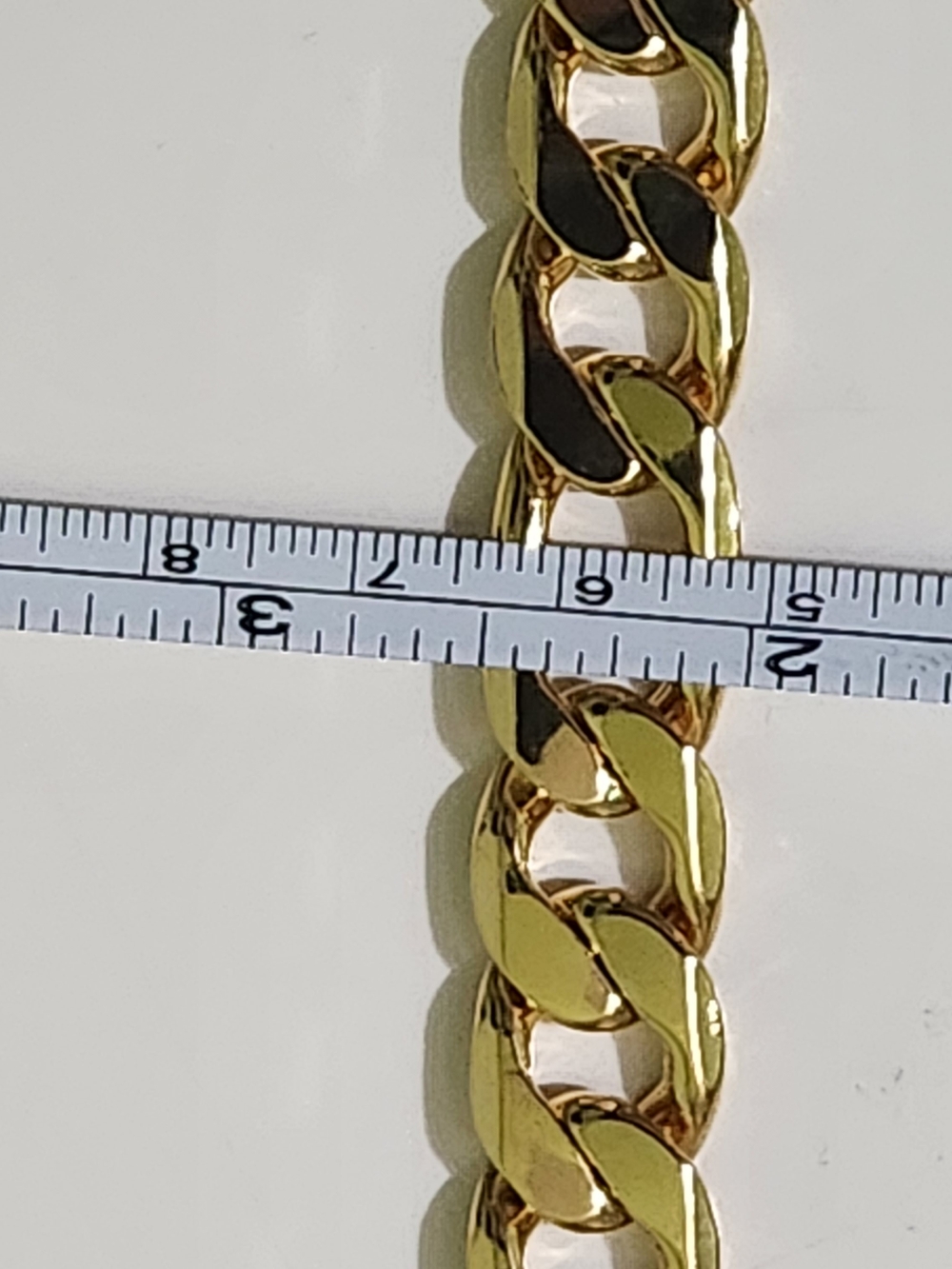 Chunky Gold Plated Cuban Link Chain Bracelet